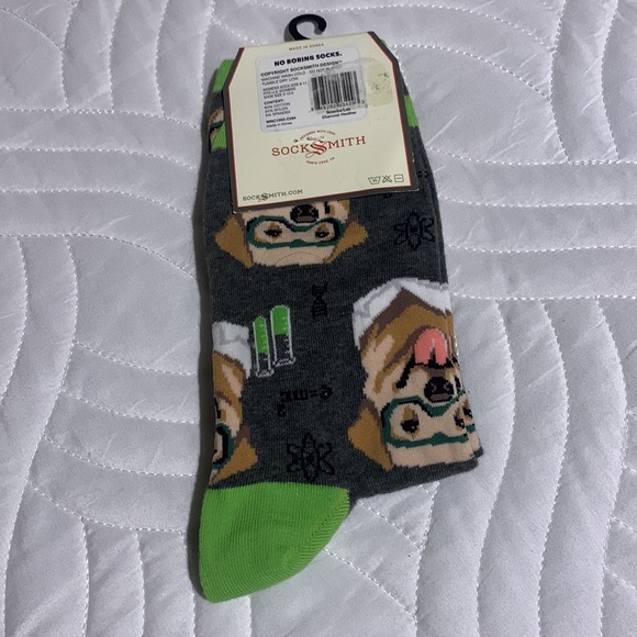 NWT Labrador Science Dog Socks - Fits shoe size 5-10.5 womens - Picture 2 of 4